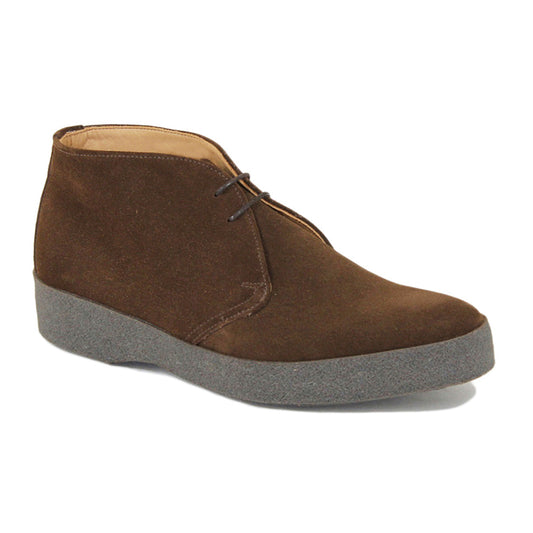 Hi-Top Chocolate Brown Suede