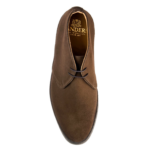 Hi-Top Dark Brown Suede