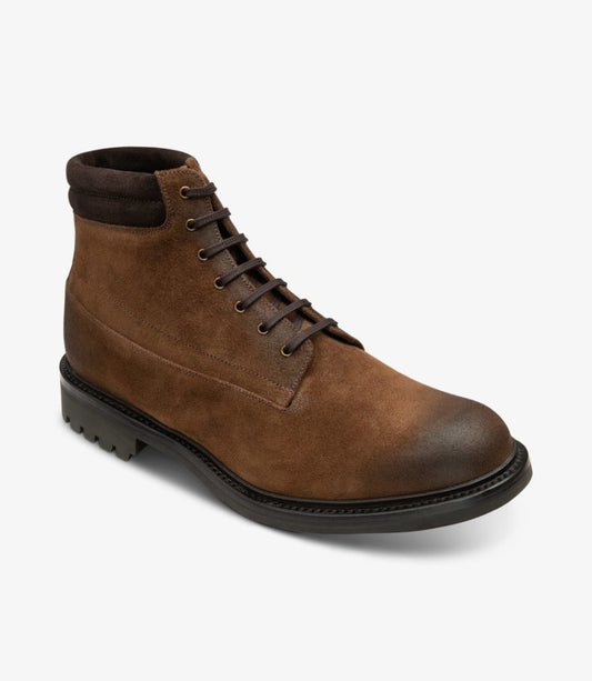 'Kirkby ' Brown Burnished Suede