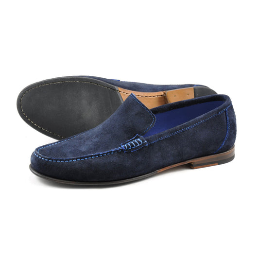 'Nicholson' Navy and Blue Core Suede
