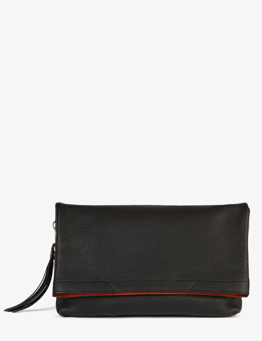 'Nose' Bag Black Calf