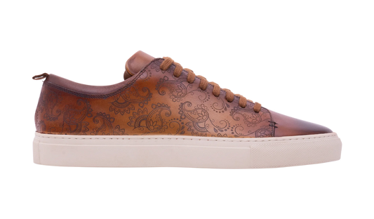 Paisley Cedar Hand Painted