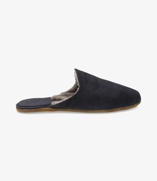 'Cavalry' Navy Suede
