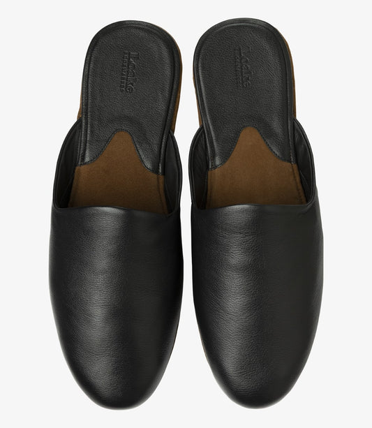 'Garrick' Black Leather