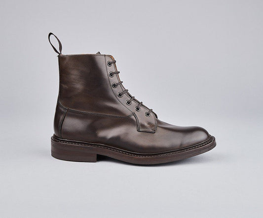 'Burford' Espresso Burnished Calf Leather