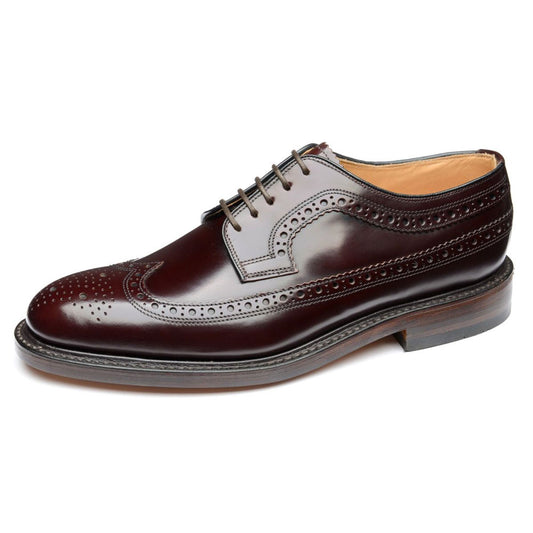 'Royal' Burgundy Polished Leather