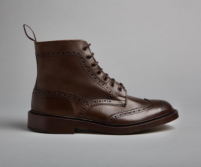 'Stow' Espresso Burnished Calf Leather