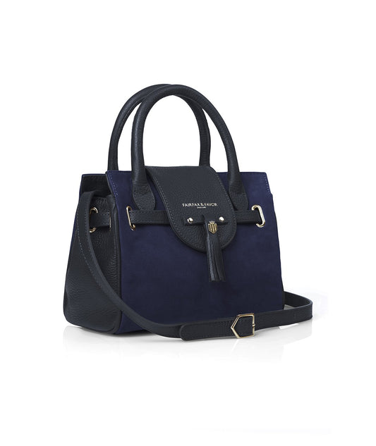 'Mini Windsor' Navy Suede