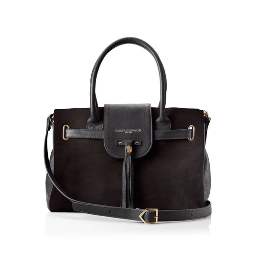 'Windsor' Black Suede