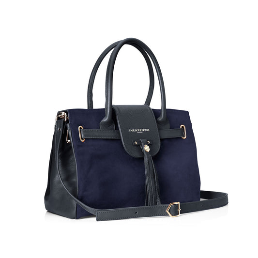 'Windsor' Navy Suede