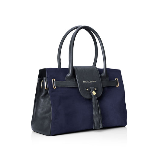 'Windsor' Navy Suede