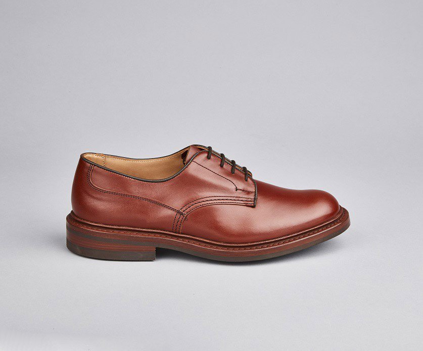 'Woodstock' Marron Antique Calf Leather